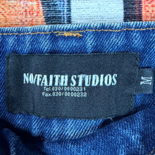 Load image into Gallery viewer, No Faith Studios Wave Denim Jeans Size 32”
