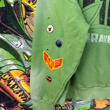Load image into Gallery viewer, Bravest Studios Army Pinned Hoodie Size Medium
