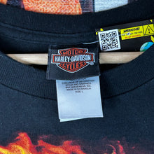 Load image into Gallery viewer, Harley Davidson ‘One Wicked Ride’ Flaming Clown Tee Size L

