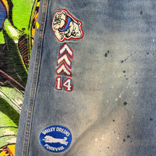 Load image into Gallery viewer, Vale Forever Paradise Blue Jorts Size 32
