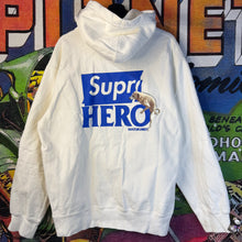 Load image into Gallery viewer, Supreme x ANTIHERO White Hoodie Size Large
