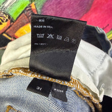 Load image into Gallery viewer, AMIRI Hibiscus Stencil Skinny Jeans Size 31”
