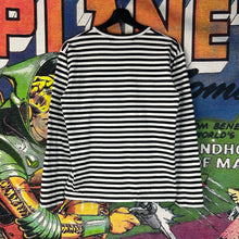 Load image into Gallery viewer, Comme des Garçon PLAY Striped Long Sleeve Tee Size Medium
