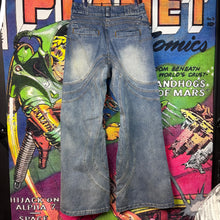 Load image into Gallery viewer, No Faith Studios Wave Denim Jeans Size 32”
