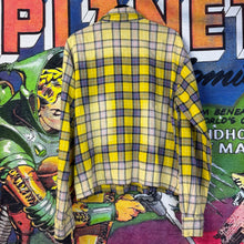 Load image into Gallery viewer, Vale Rhinestones Spiderweb Flannel Size Small
