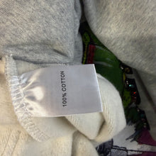 Load image into Gallery viewer, HMDD Crystal Studded Grey Zip-Up Hoodie Size Large
