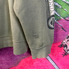 Load image into Gallery viewer, Y2K Harley Davidson Motorcycle Meredith, NH Olive Green Zip-Up Hoodie Size 2XL
