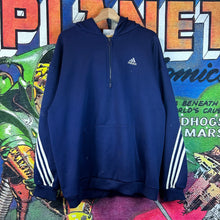 Load image into Gallery viewer, Vintage 90s Adidas Quarter Zip Hoodie Size XL
