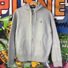 Load image into Gallery viewer, Polo Ralph Lauren Grey Full-Zip Fleece Size Medium
