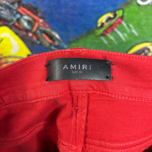 Load image into Gallery viewer, Amiri MX1 Jeans Red Size 31”
