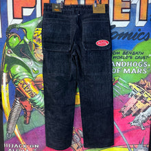Load image into Gallery viewer, Von Dutch Bandidos 2 In 1 Pocket Straight Leg Jeans Size 36
