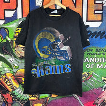 Load image into Gallery viewer, Vintage 90s St. Louis Rams Helmet Tee Size Large
