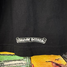 Load image into Gallery viewer, Chrome Hearts Neck Logo Pocket Black Tee Shirt Size Small
