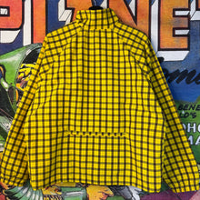 Load image into Gallery viewer, Supreme Plaid Yellow Track Jacket Size Small
