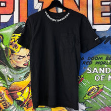 Load image into Gallery viewer, Chrome Hearts Neck Logo Pocket Black Tee Shirt Size Small
