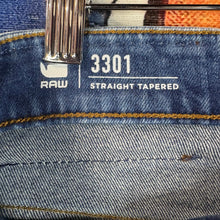 Load image into Gallery viewer, G-Star 3301 Straight Tapered Jeans Size 31"
