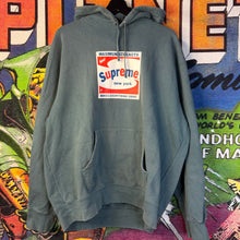 Load image into Gallery viewer, Supreme Shine Slate Hoodie Size Large
