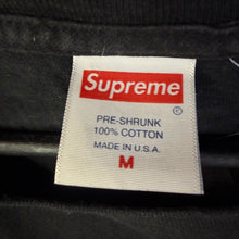 Load image into Gallery viewer, Supreme New York Black Tee Shirt Size Medium
