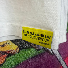 Load image into Gallery viewer, Awful Lot Of Cough Syrup Cartoon Bird Tee Size Small
