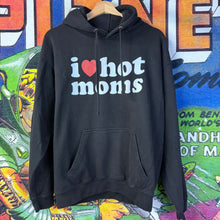 Load image into Gallery viewer, I Love Hot Moms Black Hoodie Size Medium
