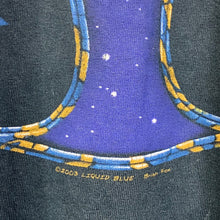 Load image into Gallery viewer, Vintage Y2K 2003 Liquid Blue Brian Fox Tribal Skull Cross Size XL
