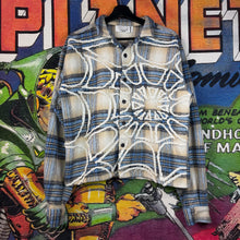 Load image into Gallery viewer, VALE Cobweb Flannel Jacket Size Medium
