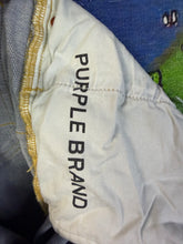 Load image into Gallery viewer, Purple Brand P1000 Light Washed Distressed Jeans Size 32
