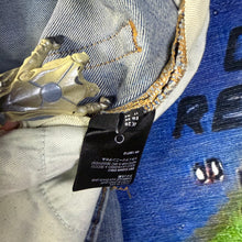 Load image into Gallery viewer, Amiri MX-1 Indigo Blue Distressed Skinny Jeans Size 28
