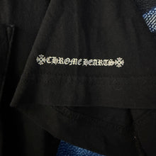 Load image into Gallery viewer, Chrome Hearts Neck Logo Pocket Black Tee Shirt Size Small
