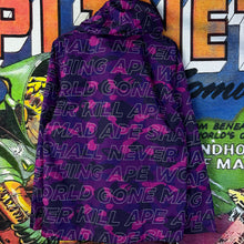Load image into Gallery viewer, Bape Text Color Camo Pullover Jacket Size Medium
