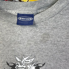 Load image into Gallery viewer, Y2K Top Heavy Dragon Grey Tee Shirt Size XL
