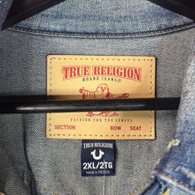 Load image into Gallery viewer, True Religion Jimmy Denim Trucker Jacket Size Size 2XL
