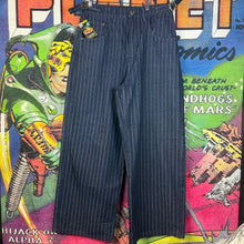 Load image into Gallery viewer, Hidden Season Pinstripe Jeans Size Small 30-33”
