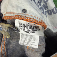 Load image into Gallery viewer, Ed Hardy Skull Embroidered Shorts Size 30-32”
