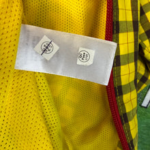 Load image into Gallery viewer, Supreme Plaid Yellow Track Jacket Size Small
