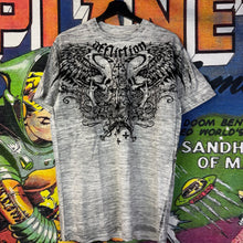 Load image into Gallery viewer, Y2K Affliction Heather Grey Tee Shirt Size Large
