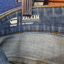 Load image into Gallery viewer, G-Star Rackam 3D Skinny Jeans Size 36"
