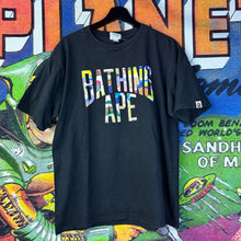 Load image into Gallery viewer, Bape Multi Camo NYC Logo Tee Size Large
