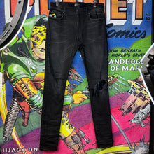 Load image into Gallery viewer, Amiri Skinny Distressed Jeans Size 31”
