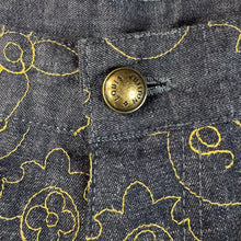 Load image into Gallery viewer, Louis Vuitton FW24 Arabesque Embroidered Denim Pants Ready-To-Wear 1AFX97 Size 34"
