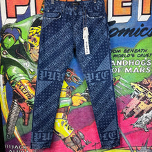 Load image into Gallery viewer, Purple Brand Laser Flag Skinny Jeans Size 32
