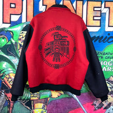 Load image into Gallery viewer, Vintage Pendleton High Grade Western Wear Bomber Blanket Aztec Varsity Jacket Size XL

