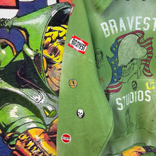 Load image into Gallery viewer, Bravest Studios Army Pinned Hoodie Size Medium
