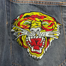 Load image into Gallery viewer, Y2K Ed Hardy Tiger Embroidered Relaxed Fit Jeans Size 40

