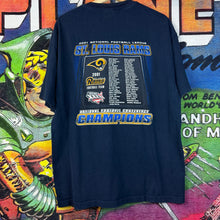 Load image into Gallery viewer, Rams St. Louis 90s NFC Championship Tee Size XL
