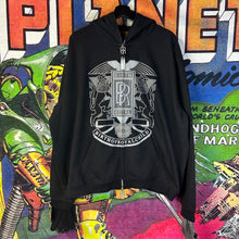 Load image into Gallery viewer, Birth of Royal Child Royce Crown Zip Up Hoodie Size Medium
