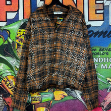 Load image into Gallery viewer, Vale Rhinestone Flannel Button Up Size XL
