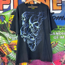 Load image into Gallery viewer, Vintage Y2K Neon Skull Tee Size 2XL
