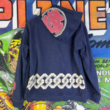 Load image into Gallery viewer, Vintage Muturyu Navy Zip Up Hoodie Size Medium
