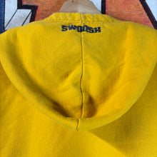 Load image into Gallery viewer, Y2K Nike Yellow Spellout Logo Hoodie Size XL
